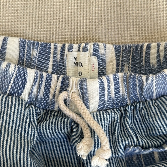 Nico Nico Andy cotton short with Ikat & railroad stripe pattern - Picture 5 of 9
